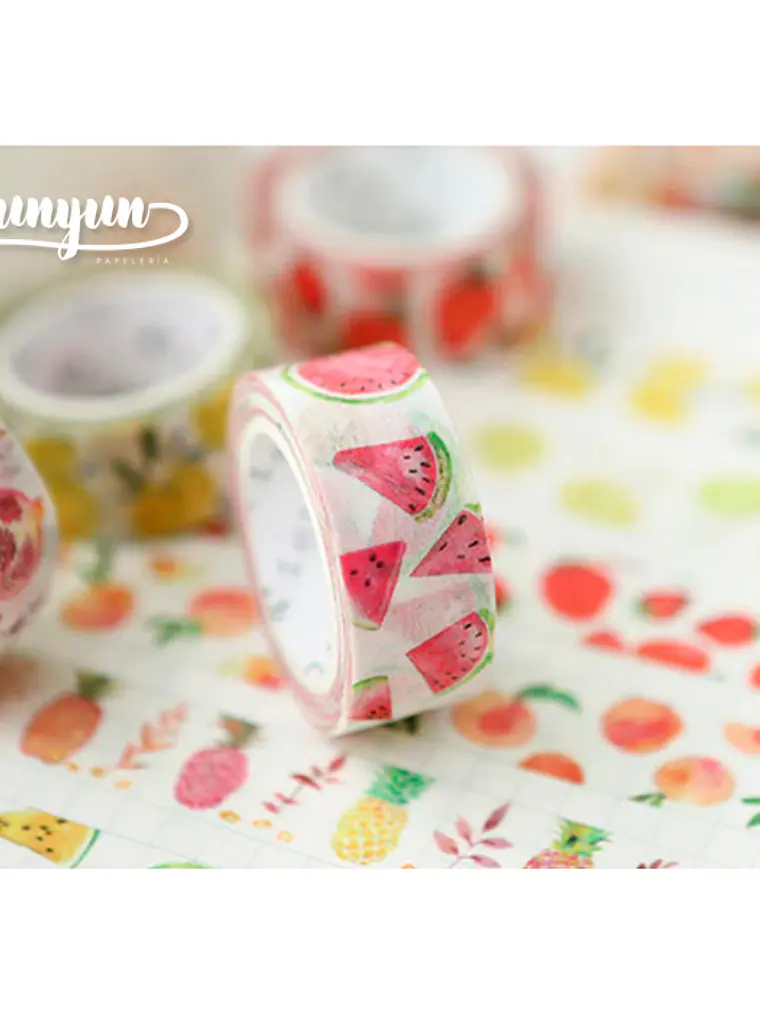 Washi Tapes Frutas - 1,5cm 1