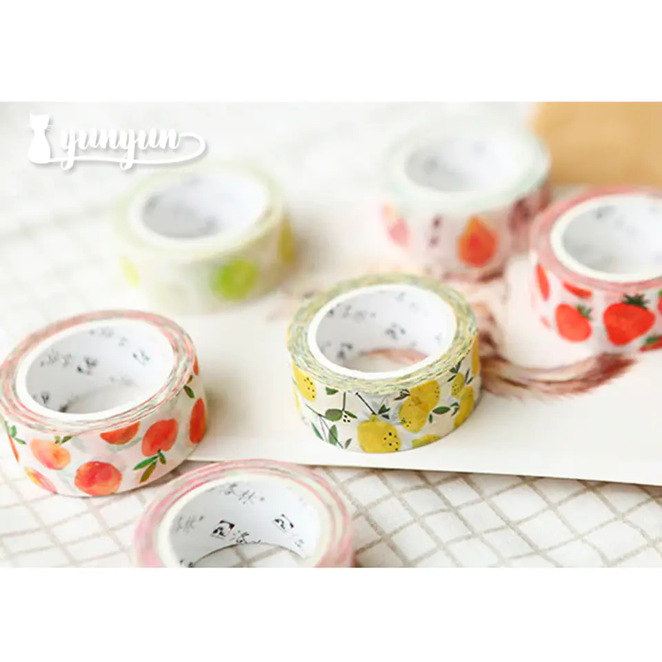 Washi Tapes Frutas - 1,5cm 2