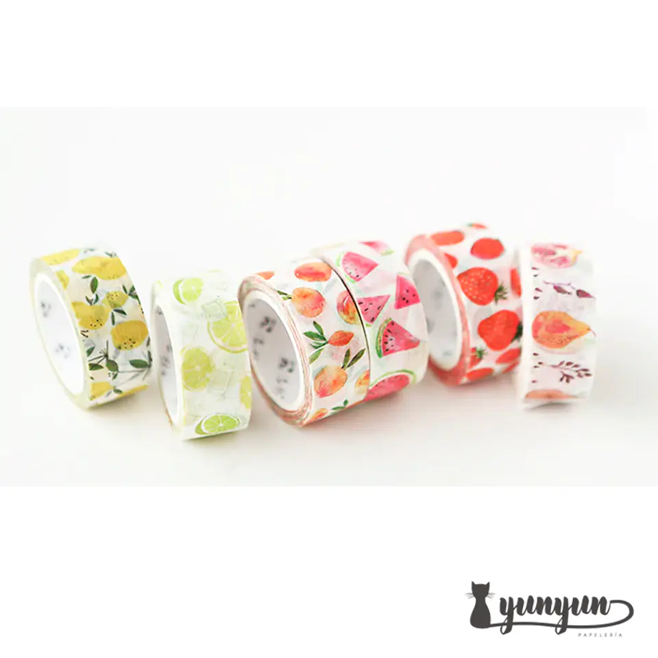 Washi Tapes Frutas - 1,5cm 4