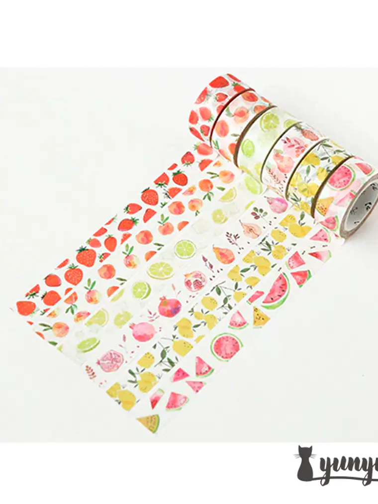 Washi Tapes Frutas - 1,5cm 6
