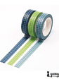 Set Washi Tapes Cuadrícula II - 3 pzas  - Miniatura 2