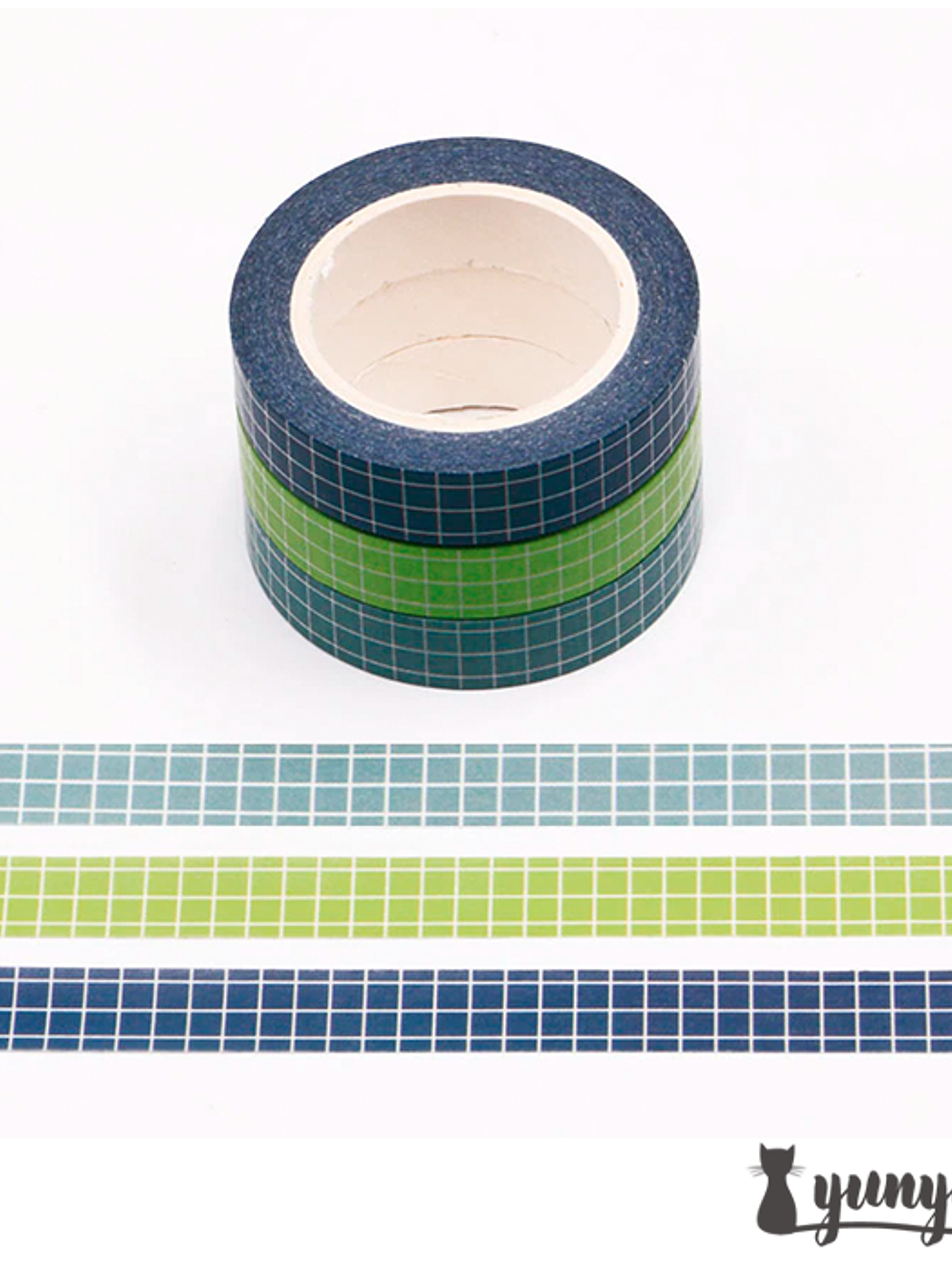Set Washi Tapes Cuadrícula II - 3 pzas  3