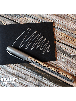 Plumón Metallic Craftwork (GuangNa) - Plateado