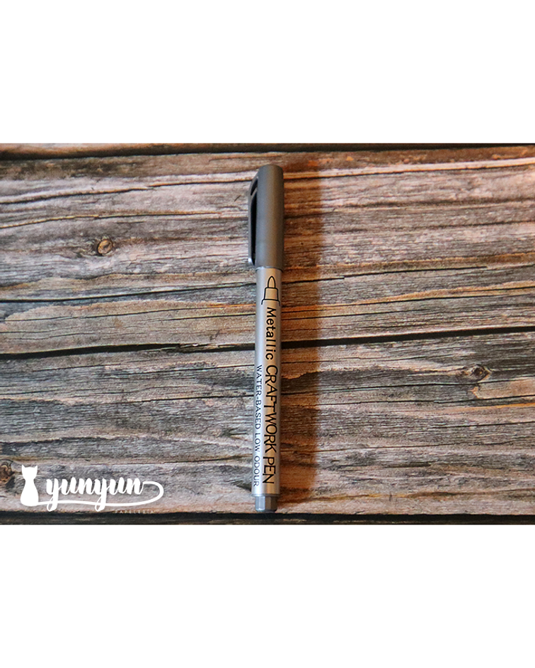 Plumón Metallic Craftwork (GuangNa) - Plateado