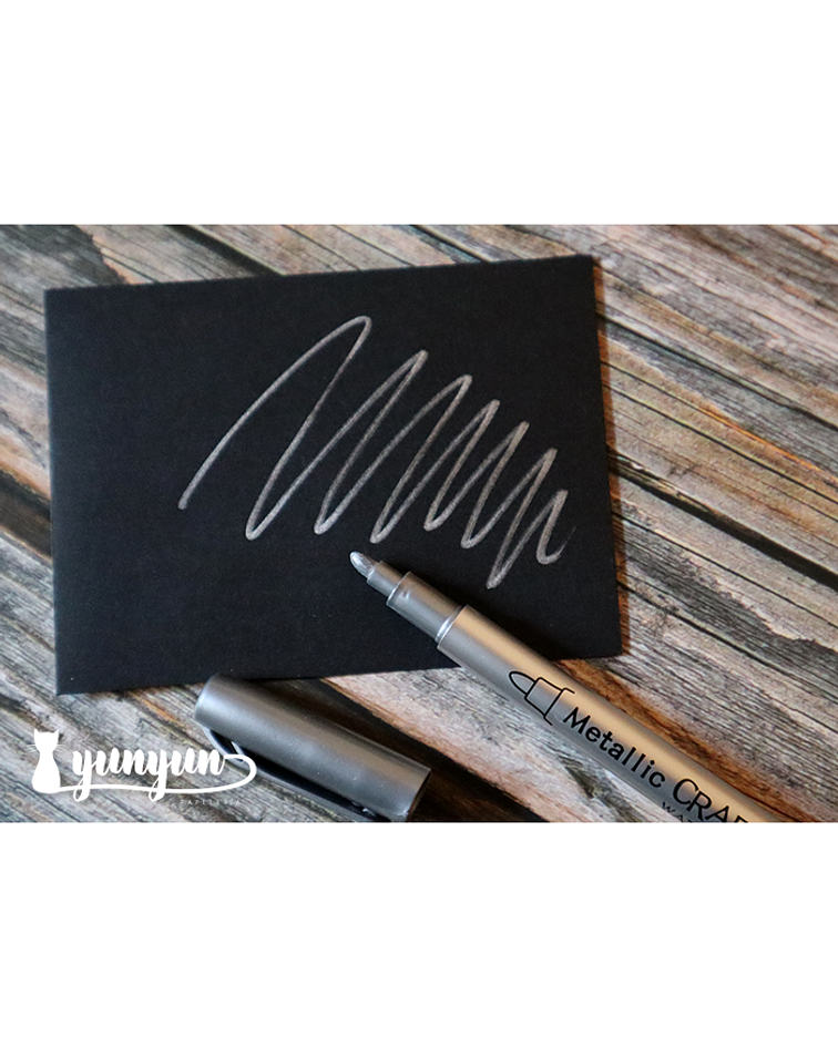 Plumón Metallic Craftwork (GuangNa) - Plateado