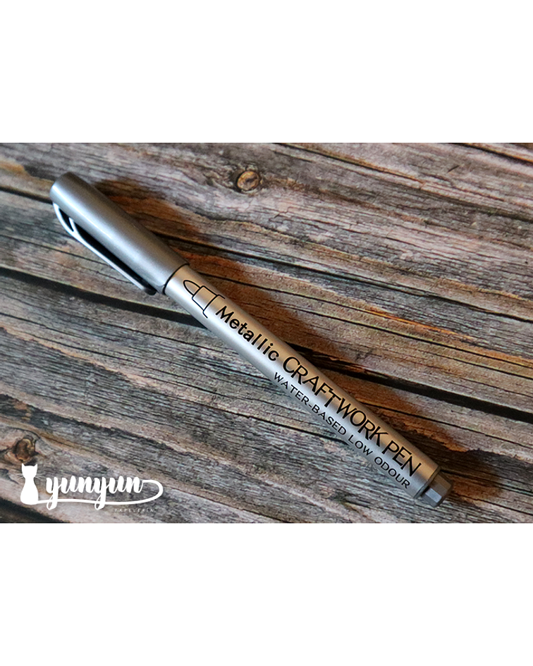 Plumón Metallic Craftwork (GuangNa) - Plateado