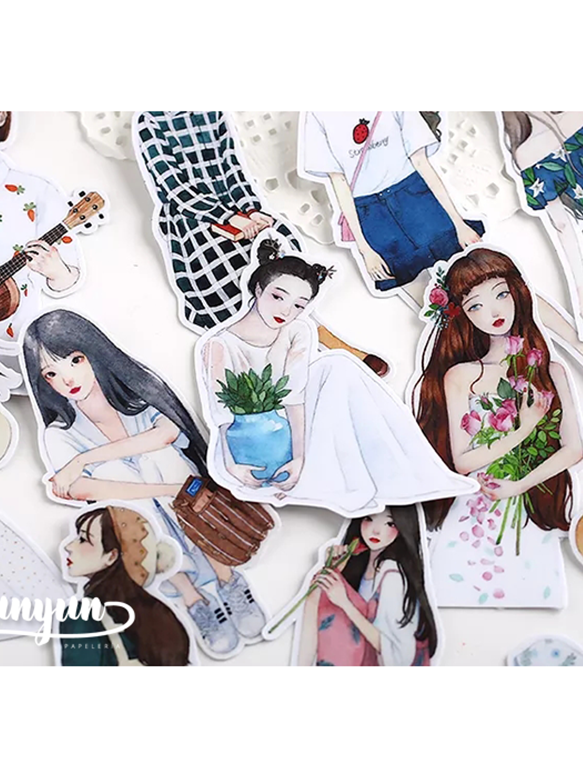 Stickers Girls IX - 17 pzas    1