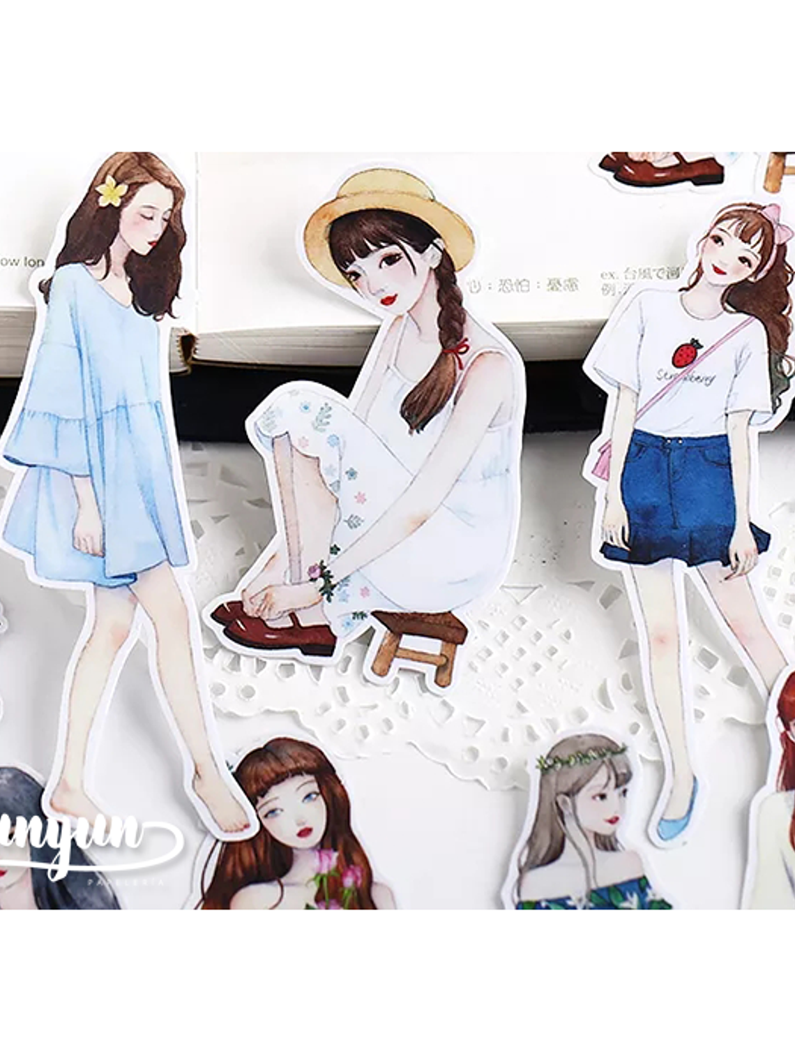 Stickers Girls IX - 17 pzas    3