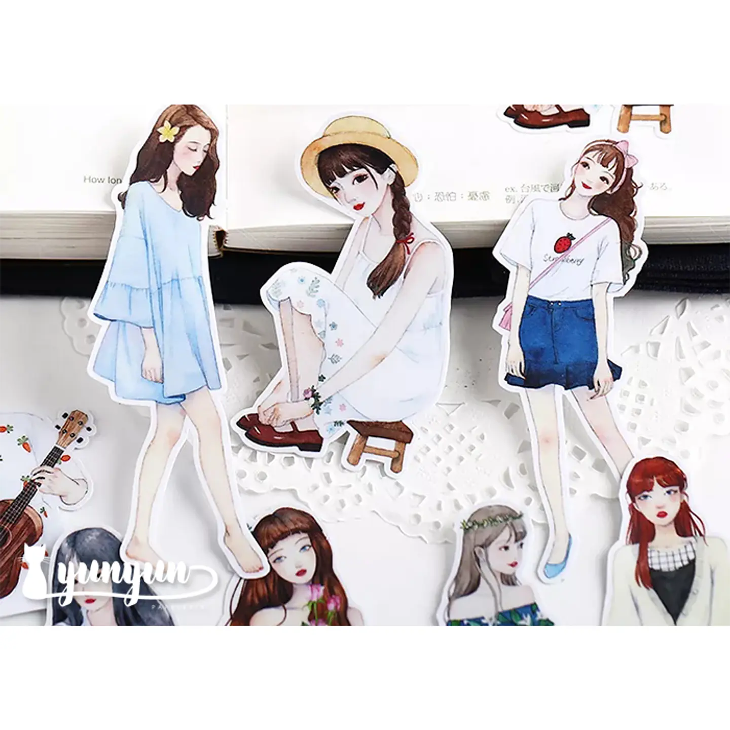 Stickers Girls IX - 17 pzas    3