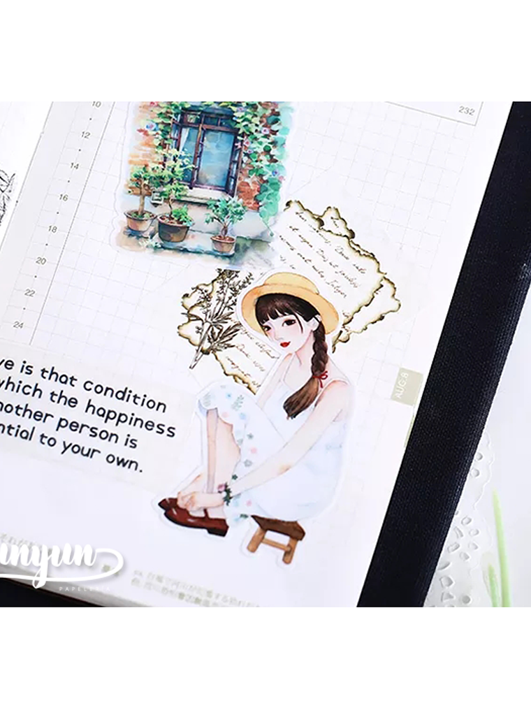 Stickers Girls IX - 17 pzas    4