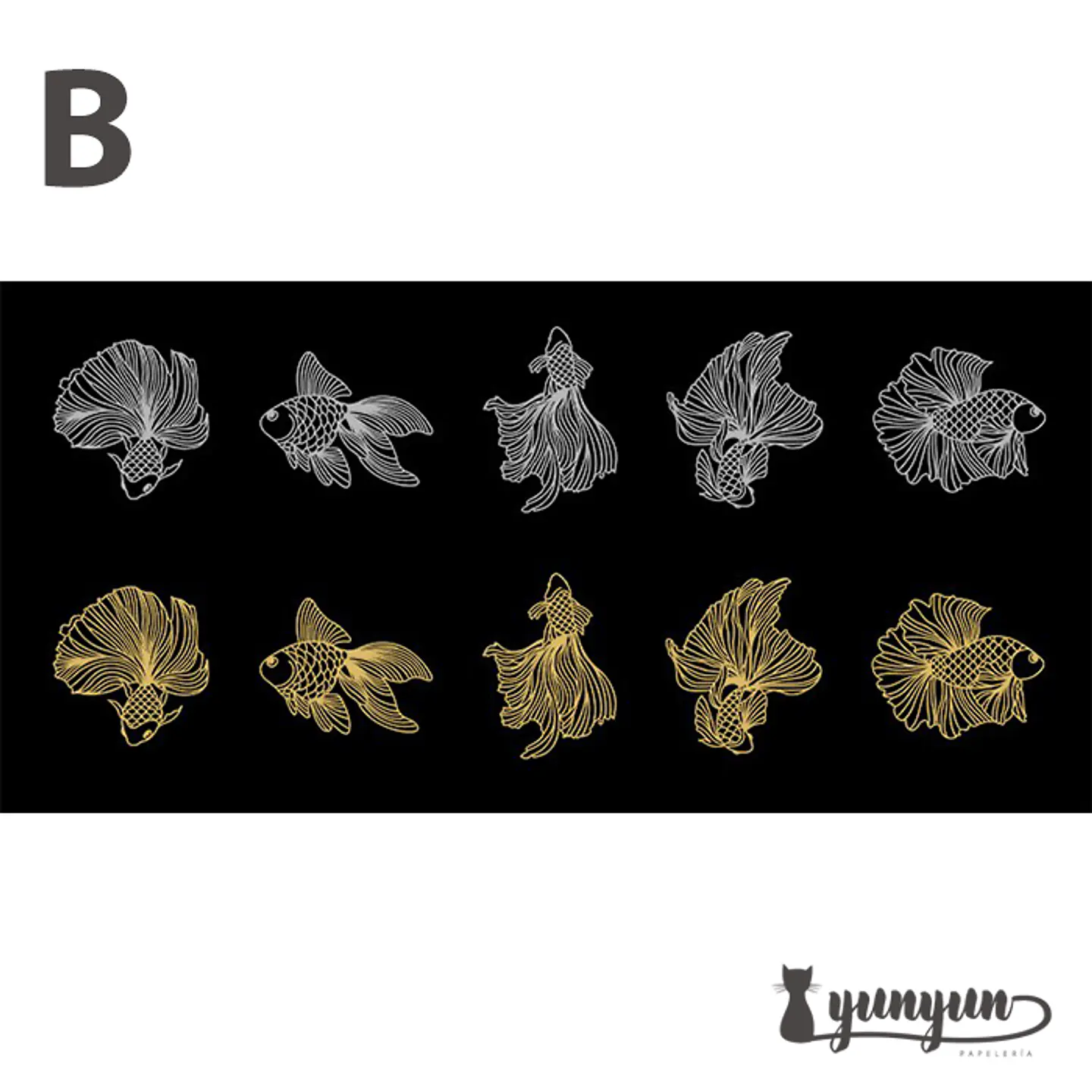 Set Gildng Paper - 10 pzas 8