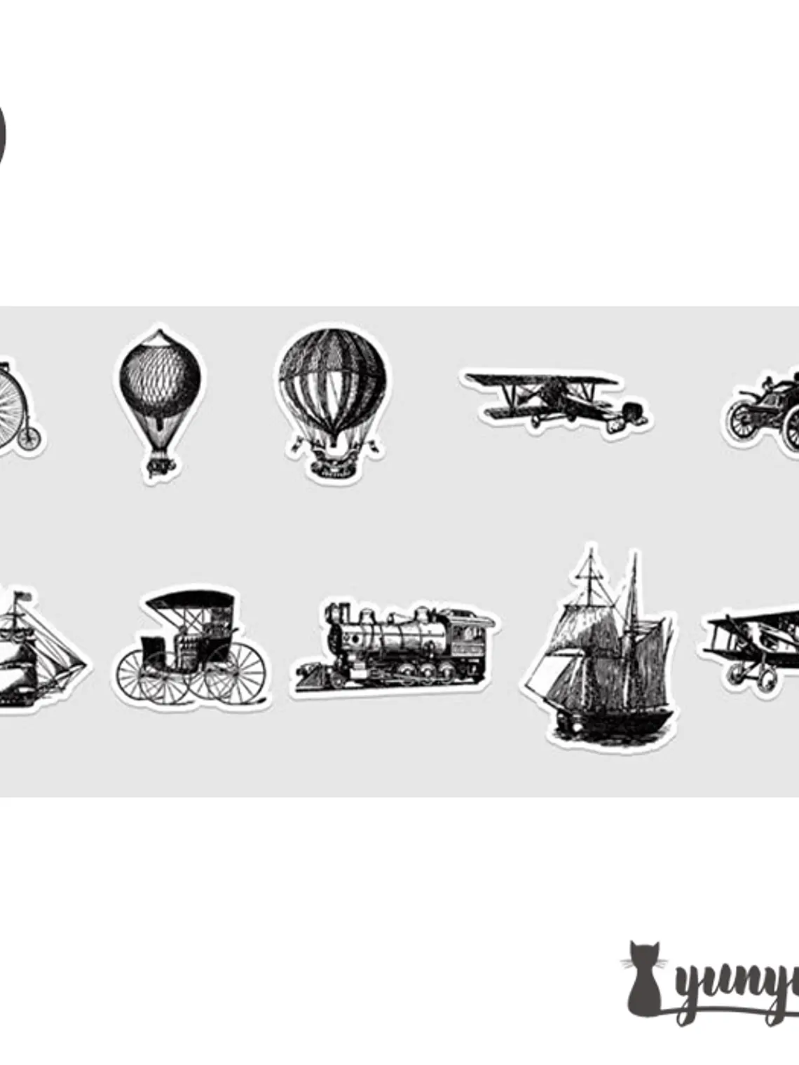 Stickers Vintage II - 30 pzas 10