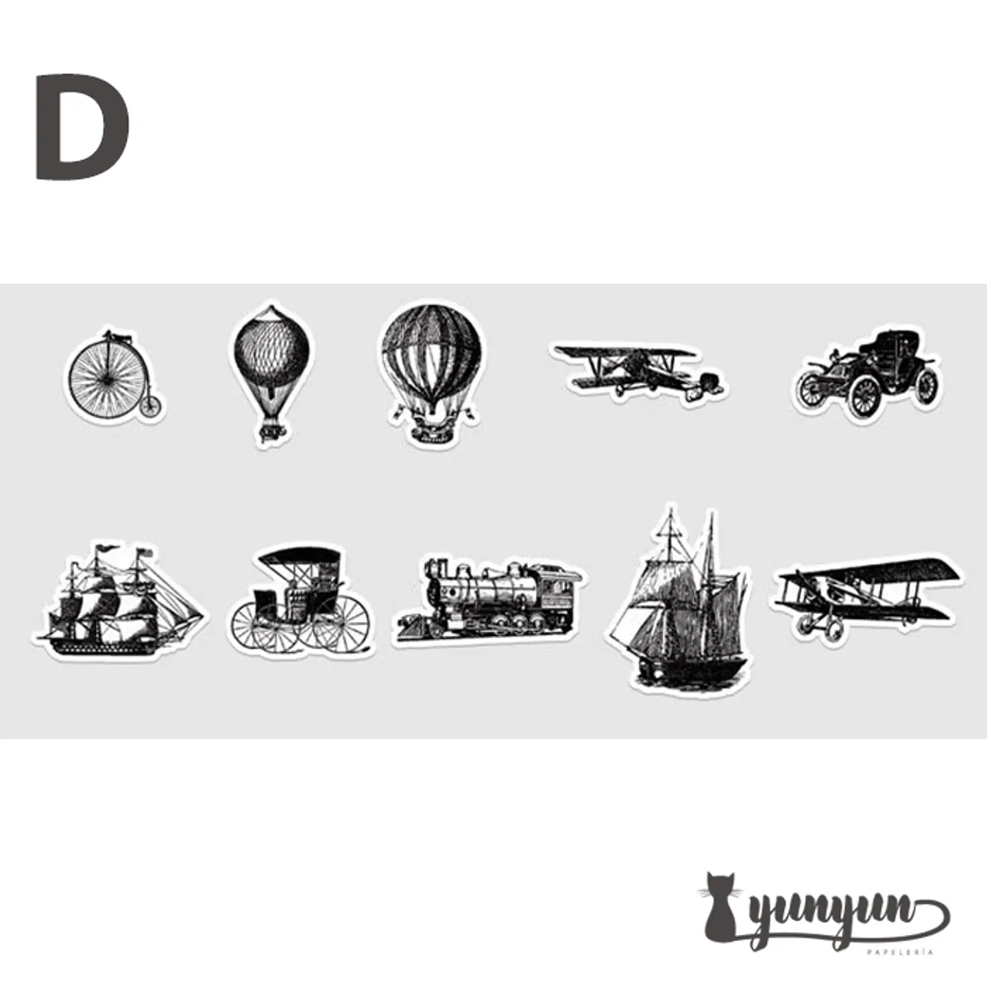Stickers Vintage II - 30 pzas 10