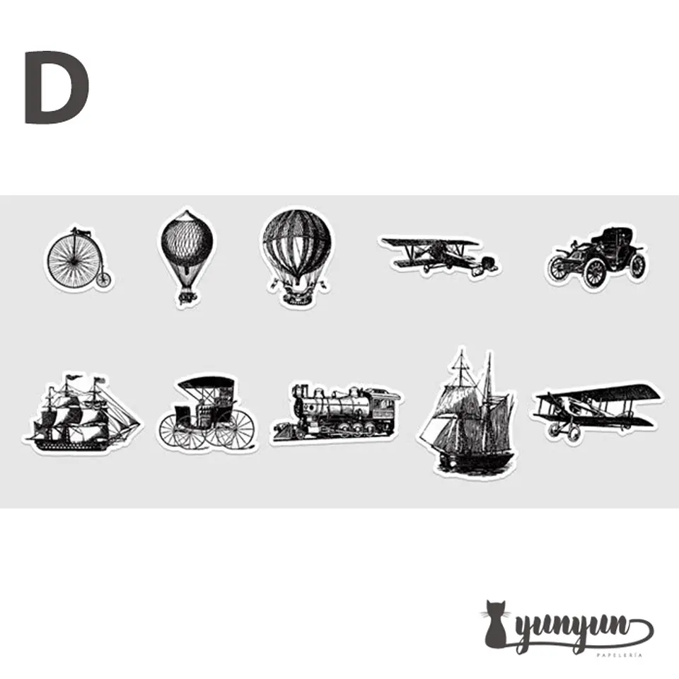 Stickers Vintage II - 30 pzas 10