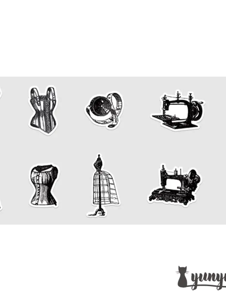 Stickers Vintage II - 30 pzas 12