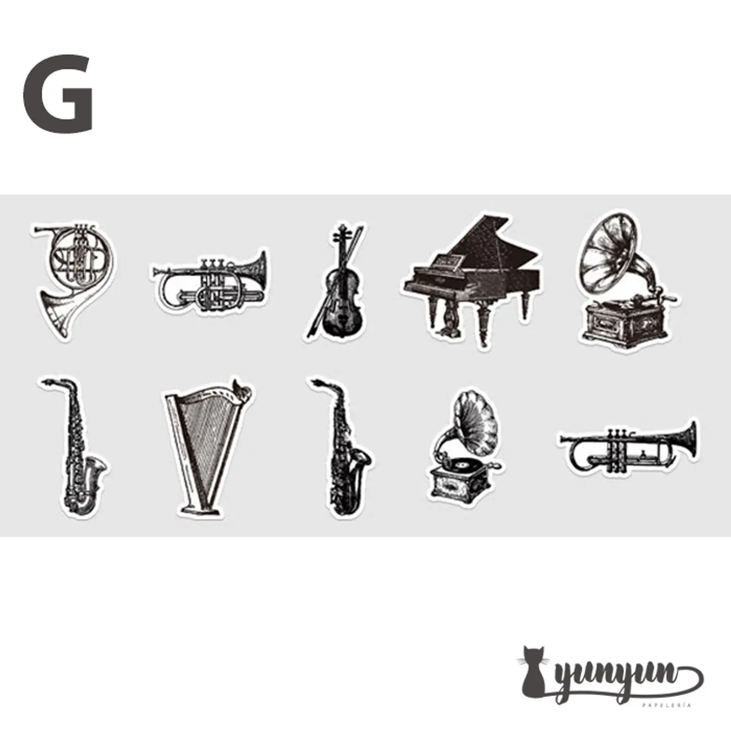Stickers Vintage II - 30 pzas 13