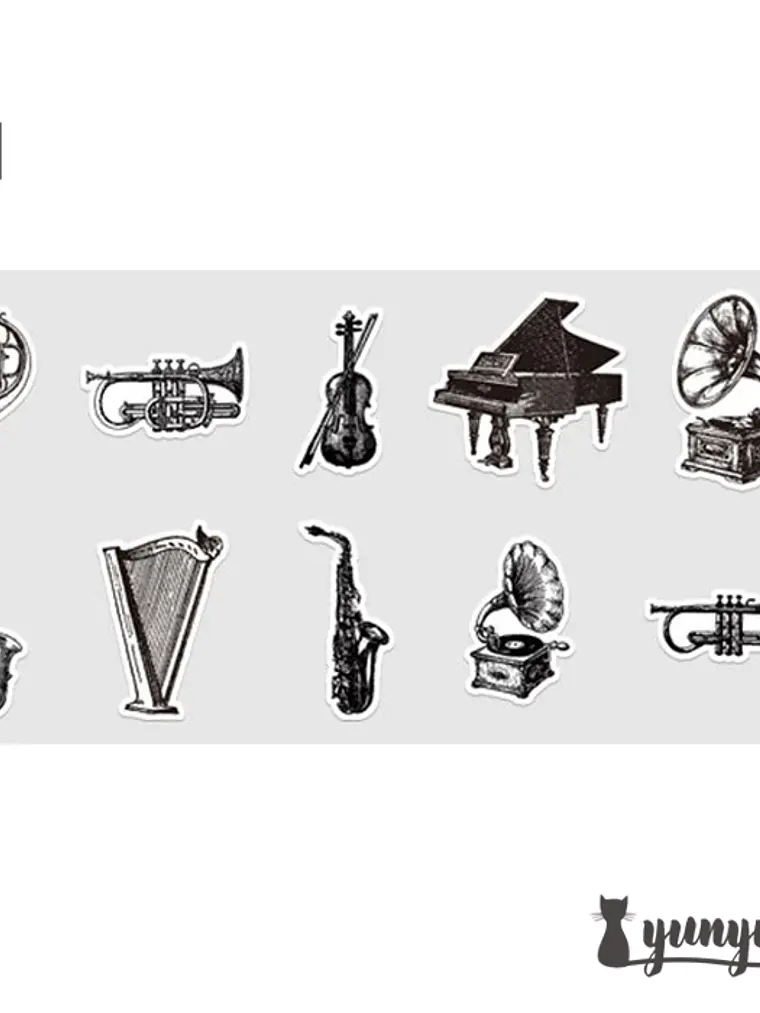 Stickers Vintage II - 30 pzas 13