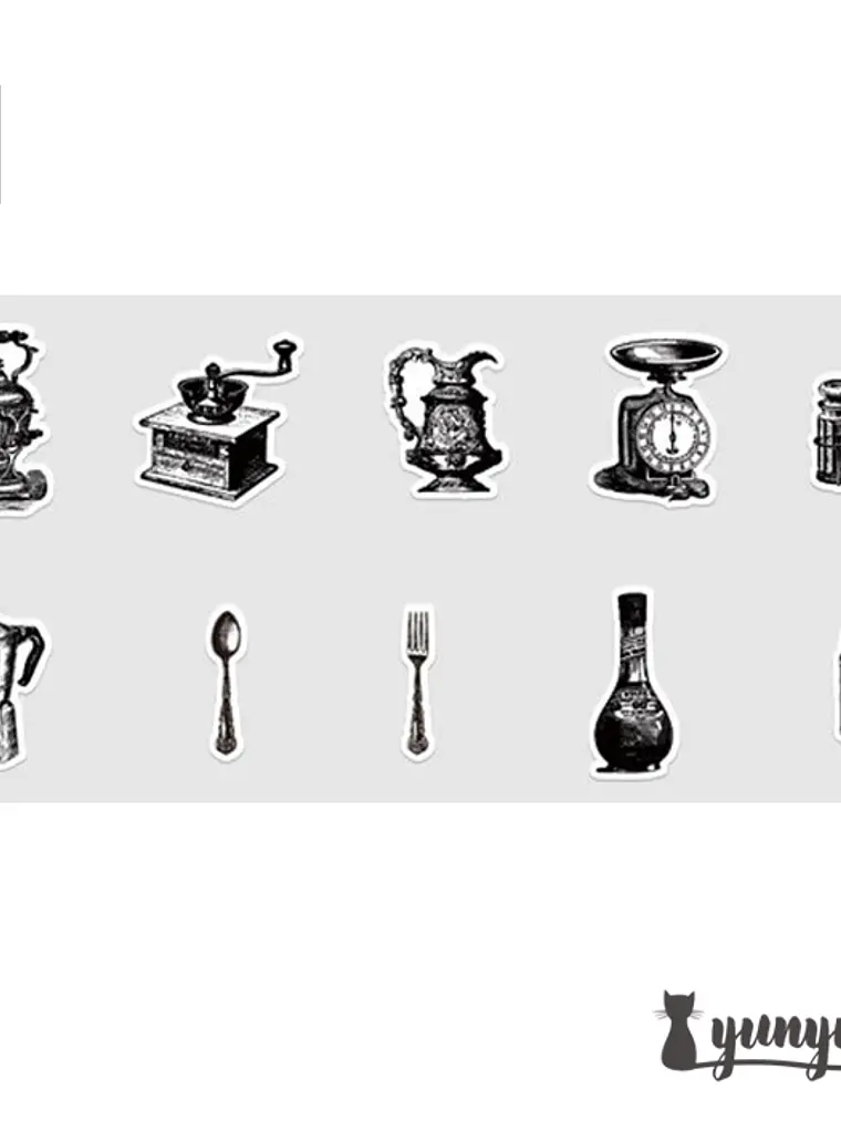 Stickers Vintage II - 30 pzas 14