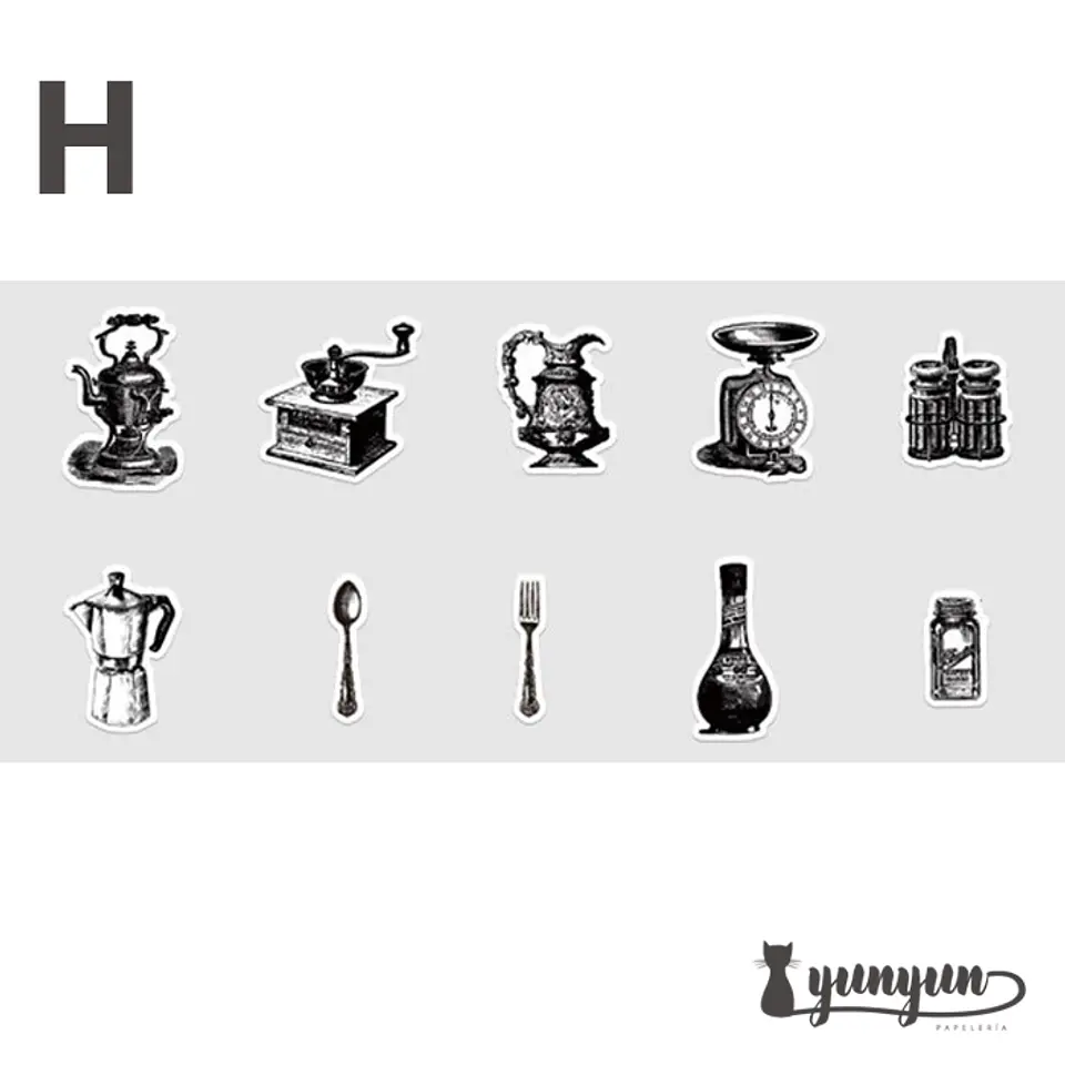 Stickers Vintage II - 30 pzas 14