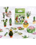 Caja Stickers Cactus & Animales - 45 pzas 