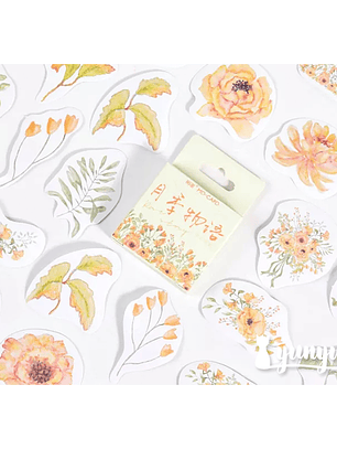 Caja Stickers Girasol - 45 pzas