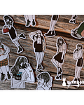 Stickers Fashion Girls  - 30 pzas 