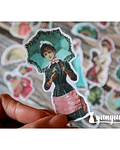 Stickers Victorian Ladies - 18 pzas