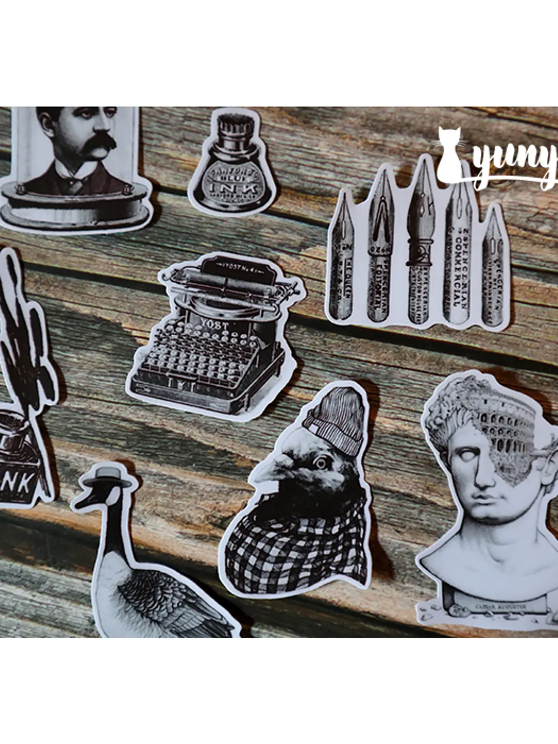 Stickers Vintage Times - 19 pzas 4