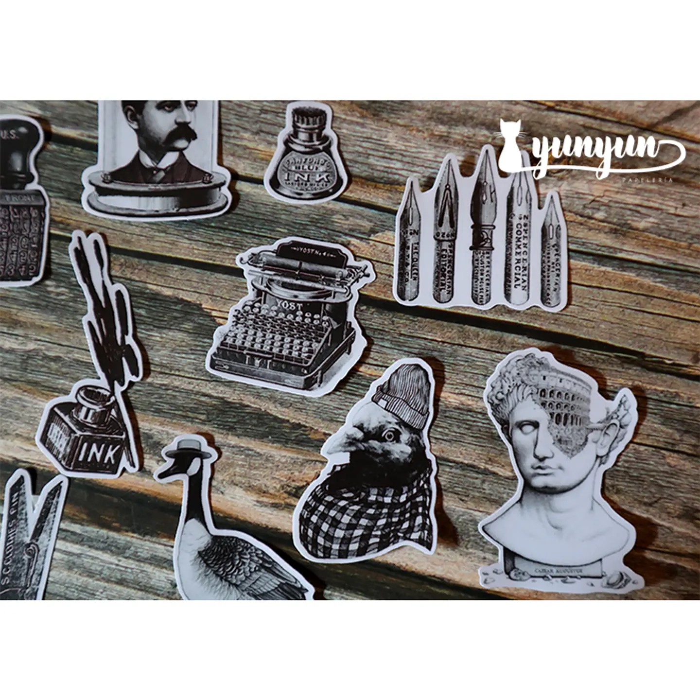 Stickers Vintage Times - 19 pzas 4