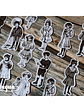 Stickers Vintage Children - 16 pzas - Miniatura 4