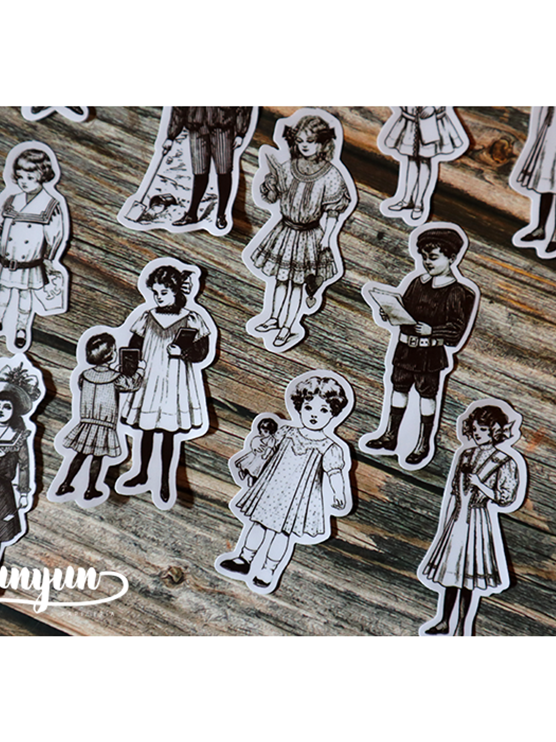 Stickers Vintage Children - 16 pzas 6