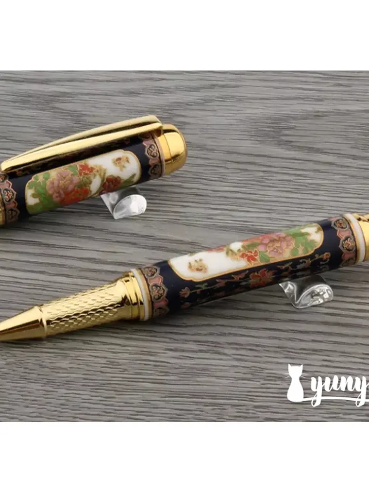 Roller Ball - Porcelana Flores Orientales 1