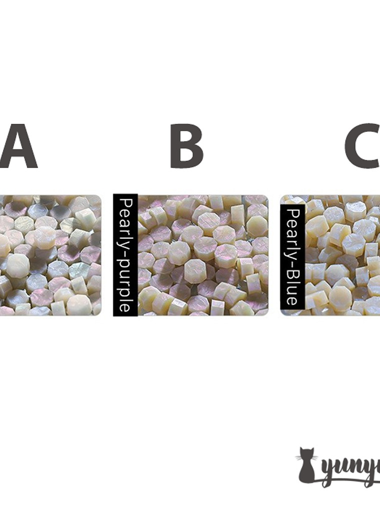 Frasco Cera Blanco Perlado - 180 pzas 9