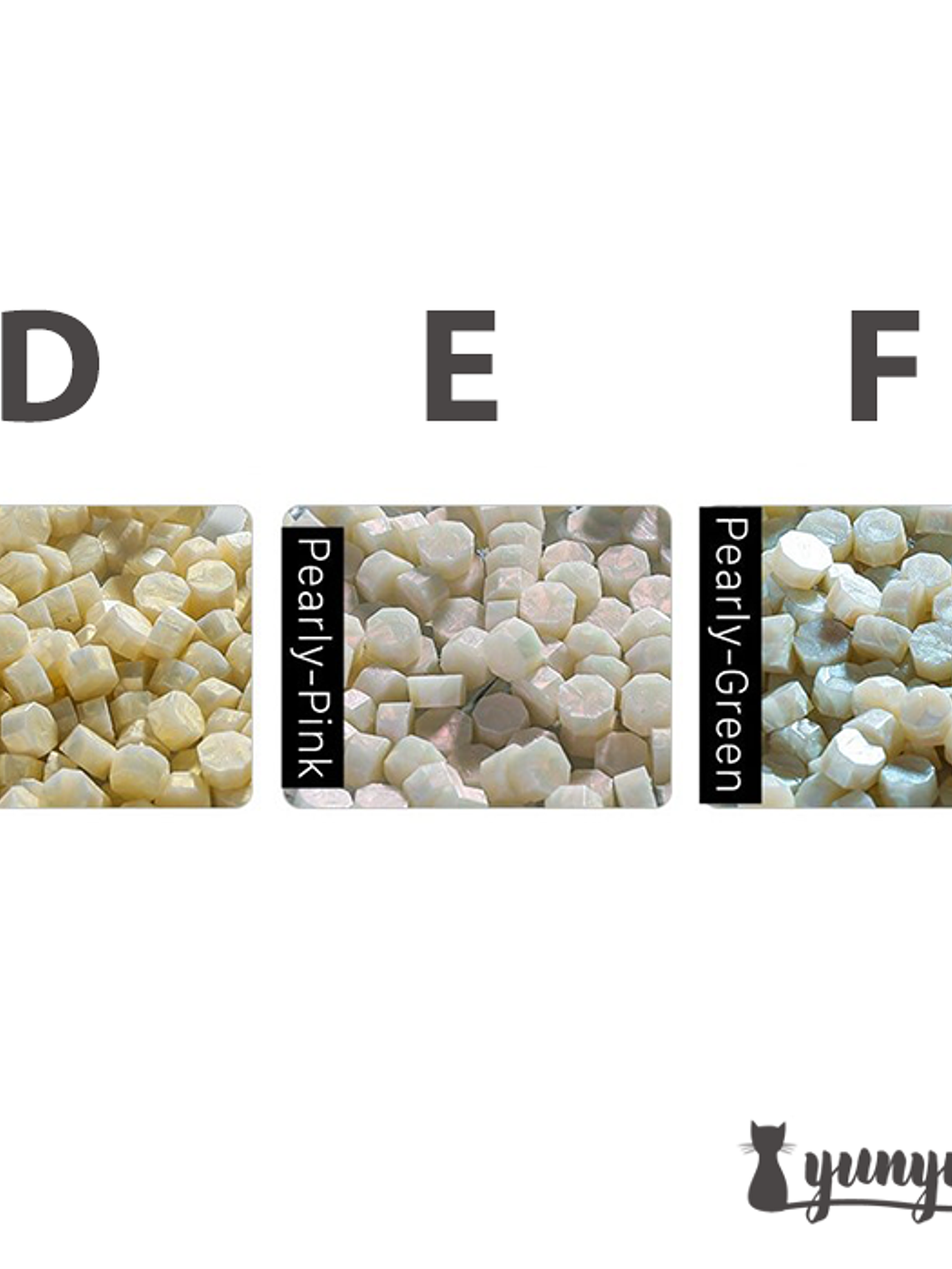 Frasco Cera Blanco Perlado - 180 pzas 10