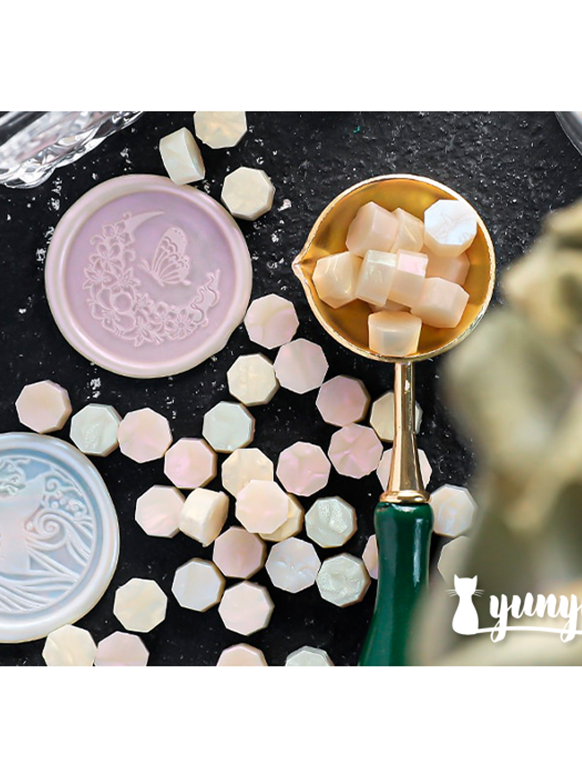 Frasco Cera Blanco Perlado - 180 pzas 3