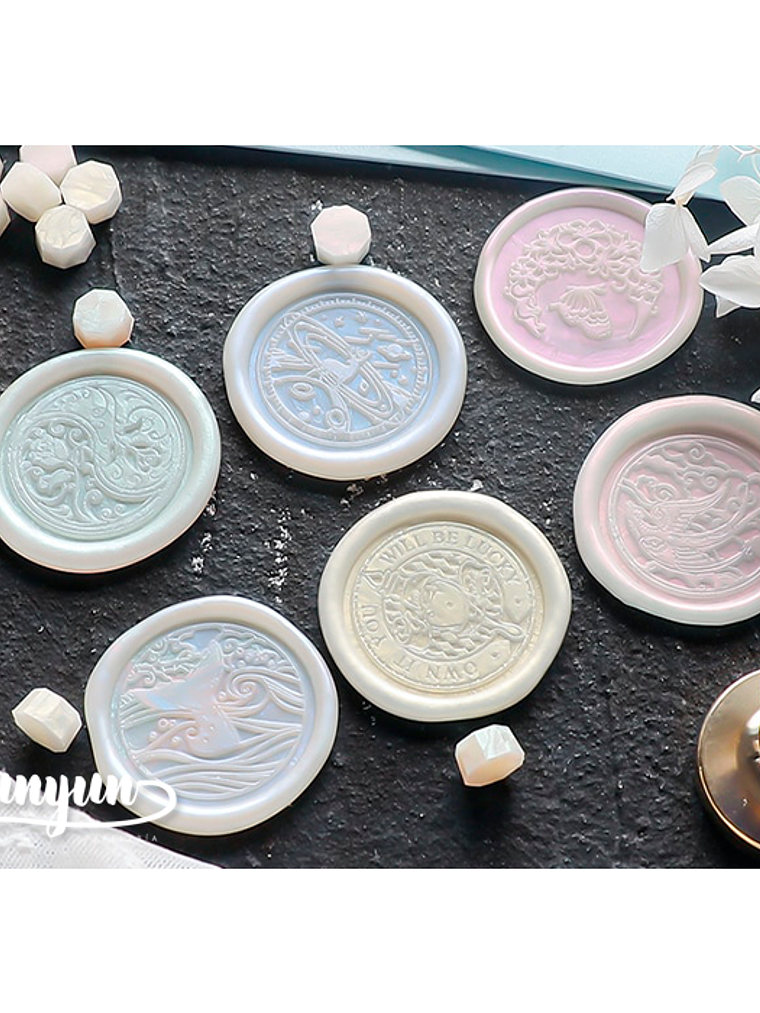 Frasco Cera Blanco Perlado - 180 pzas 4