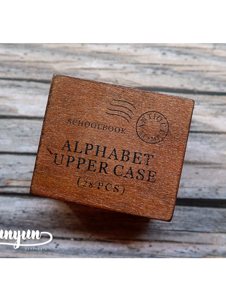 Set Timbres Abecedario Mayúscula - 28 pzas 5