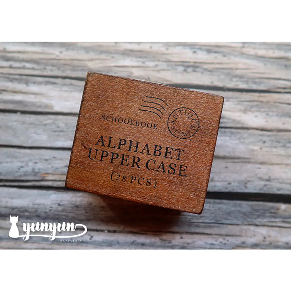 Set Timbres Abecedario Mayúscula - 28 pzas 5
