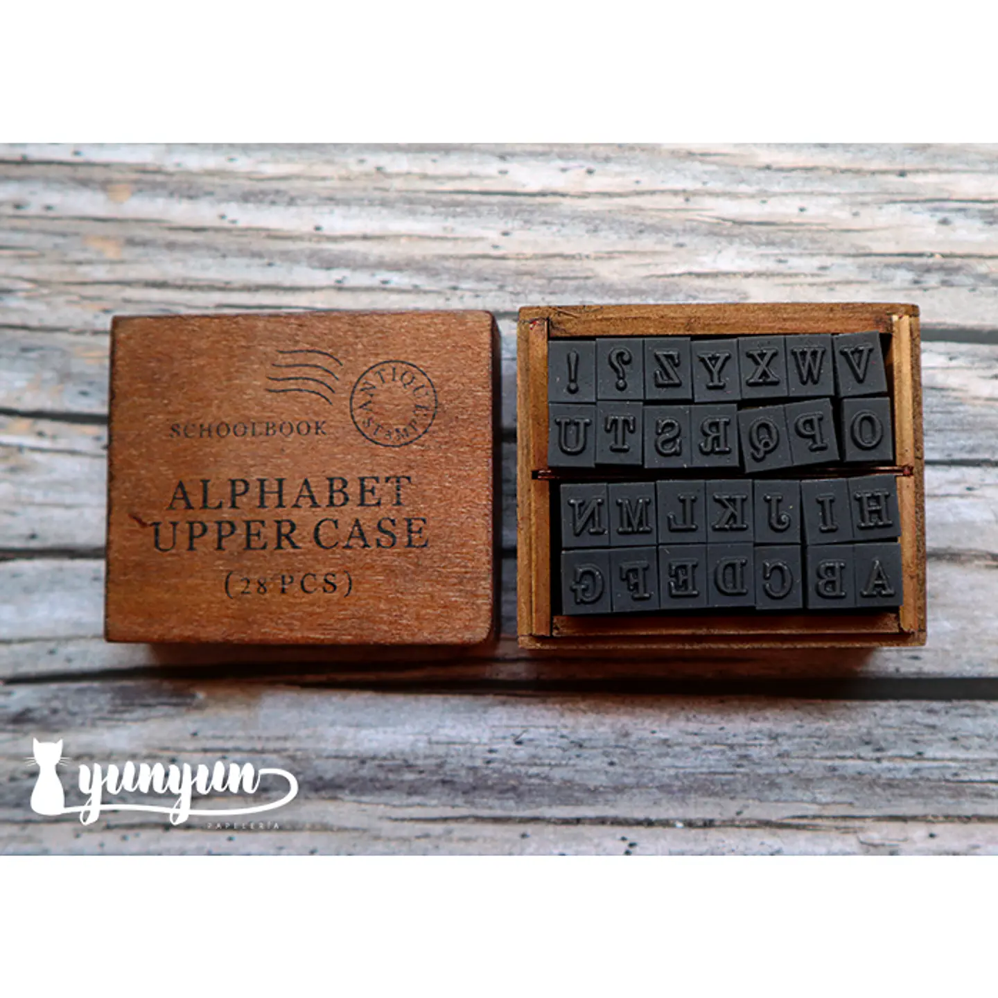 Set Timbres Abecedario Mayúscula - 28 pzas 3