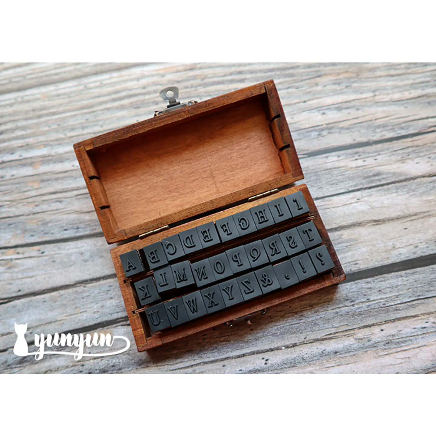 Set Timbres Abecedario Mayúscula 30 pzas 1