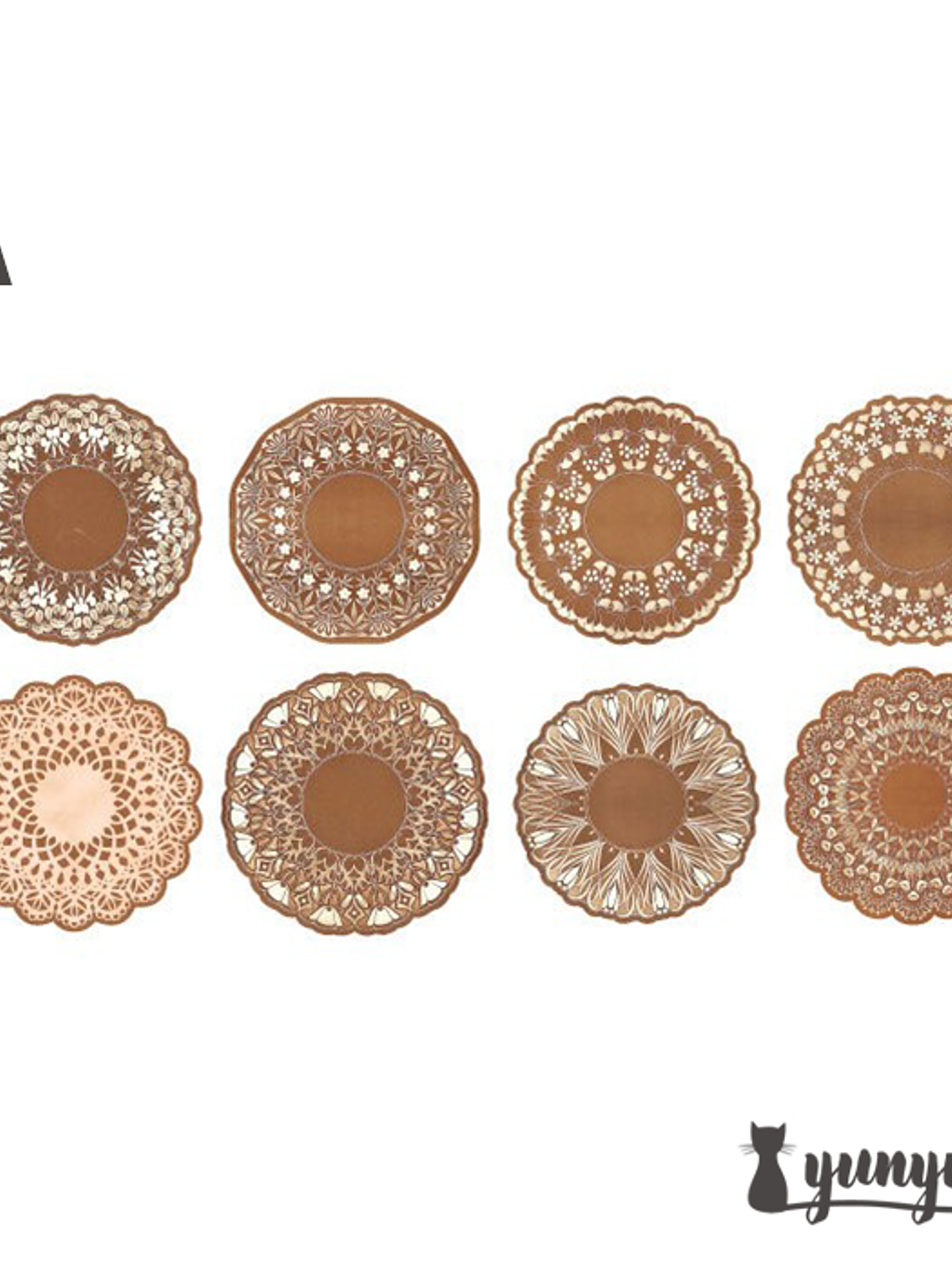 Set Blondas Papel Café - 40 pzas 11