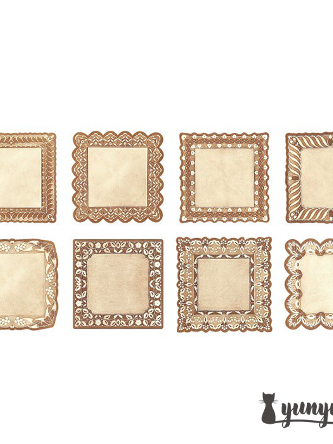 Set Blondas Papel Café - 40 pzas 13