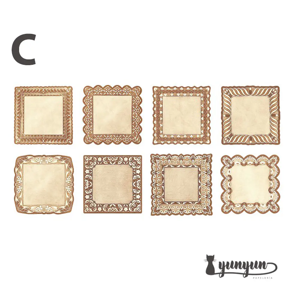Set Blondas Papel Café - 40 pzas 13