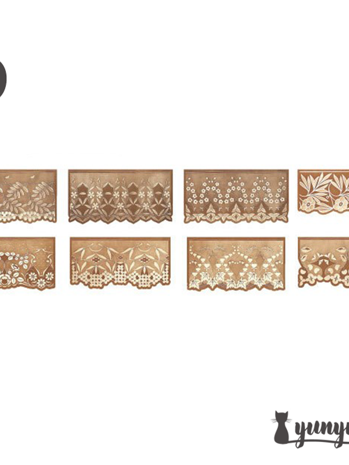 Set Blondas Papel Café - 40 pzas 14