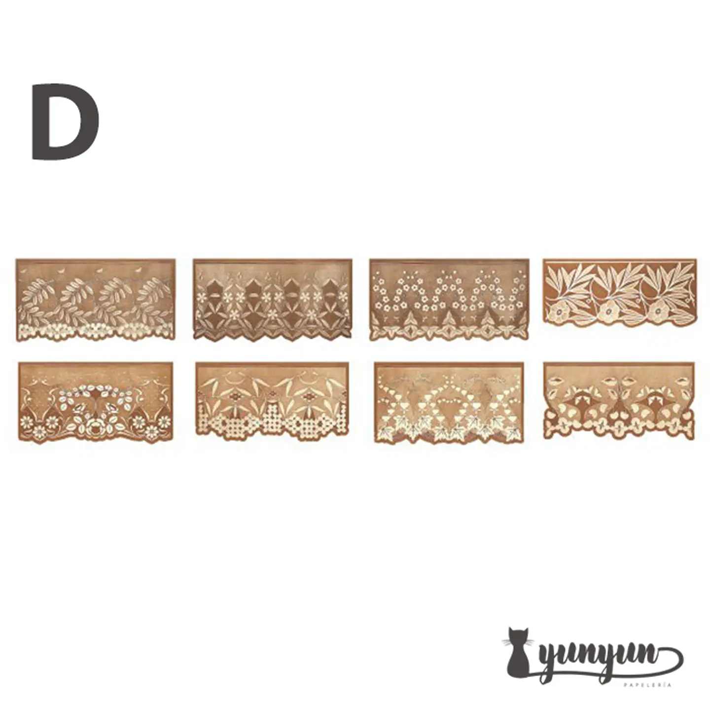 Set Blondas Papel Café - 40 pzas 14