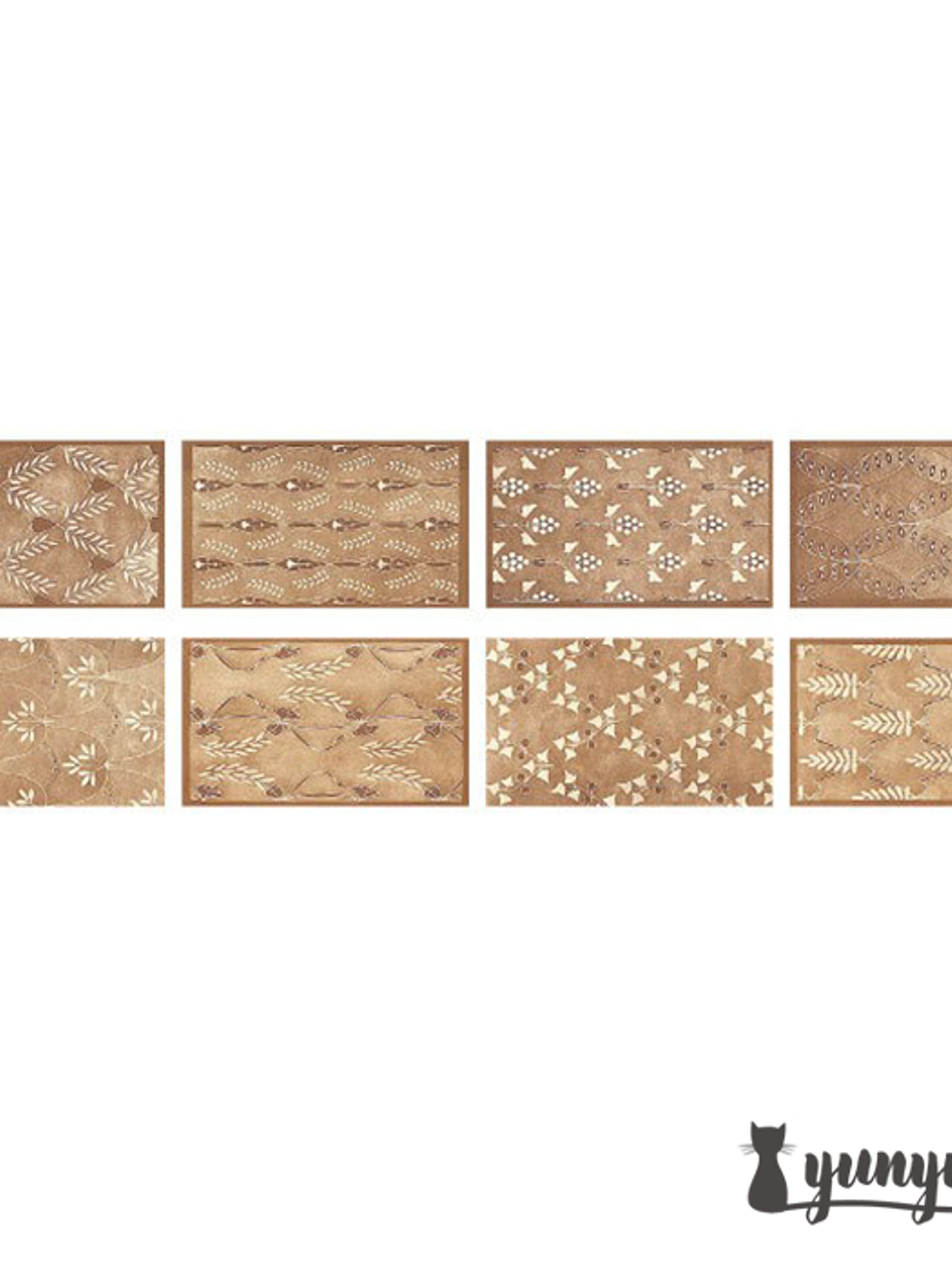 Set Blondas Papel Café - 40 pzas 16