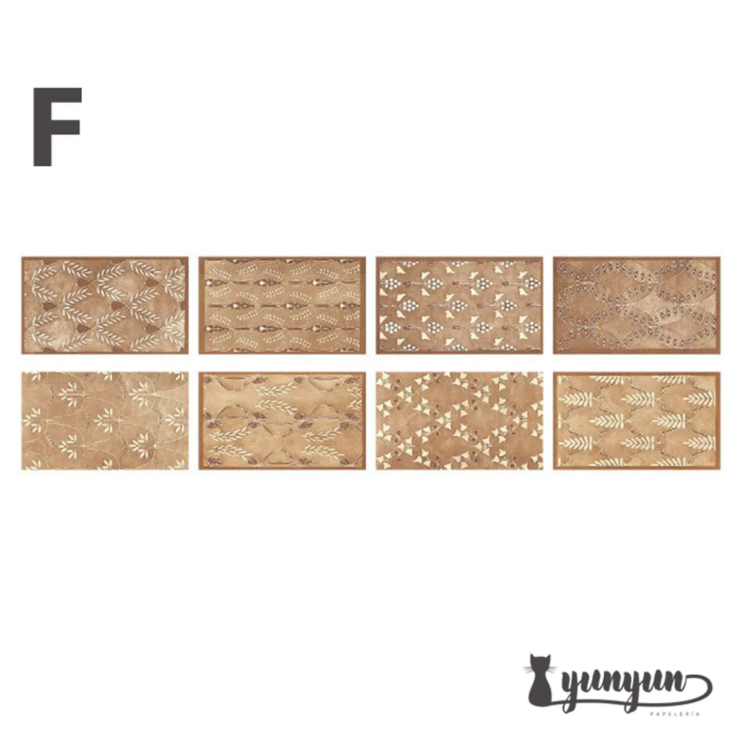 Set Blondas Papel Café - 40 pzas 16