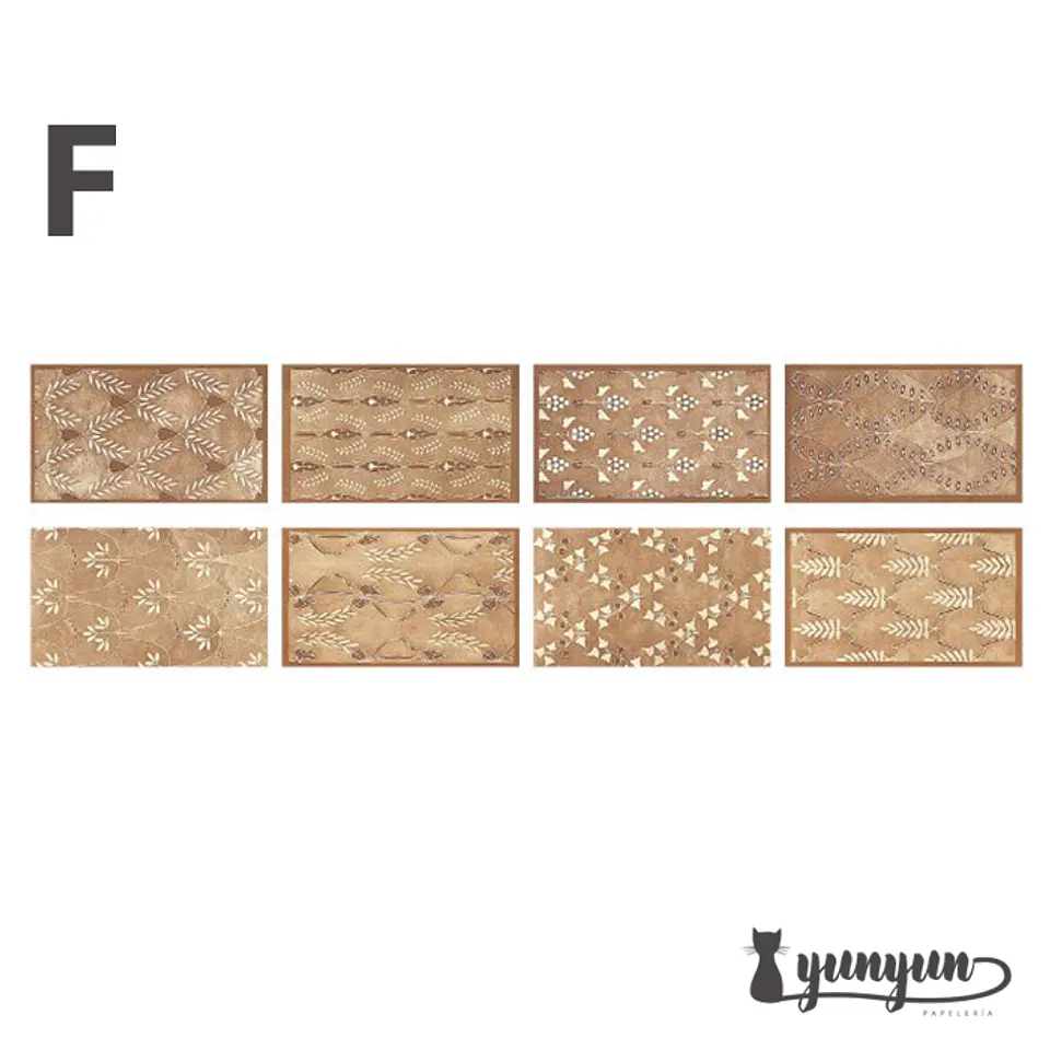 Set Blondas Papel Café - 40 pzas 16