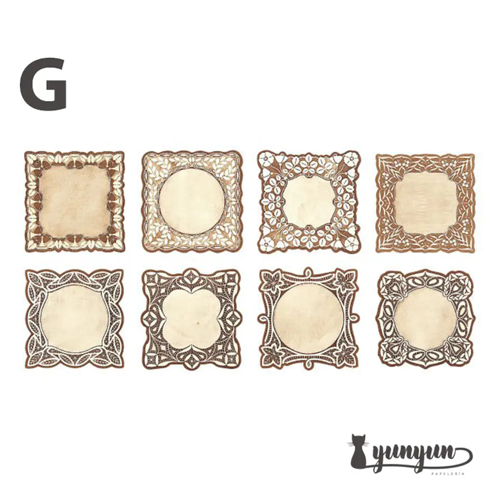 Set Blondas Papel Café - 40 pzas 17