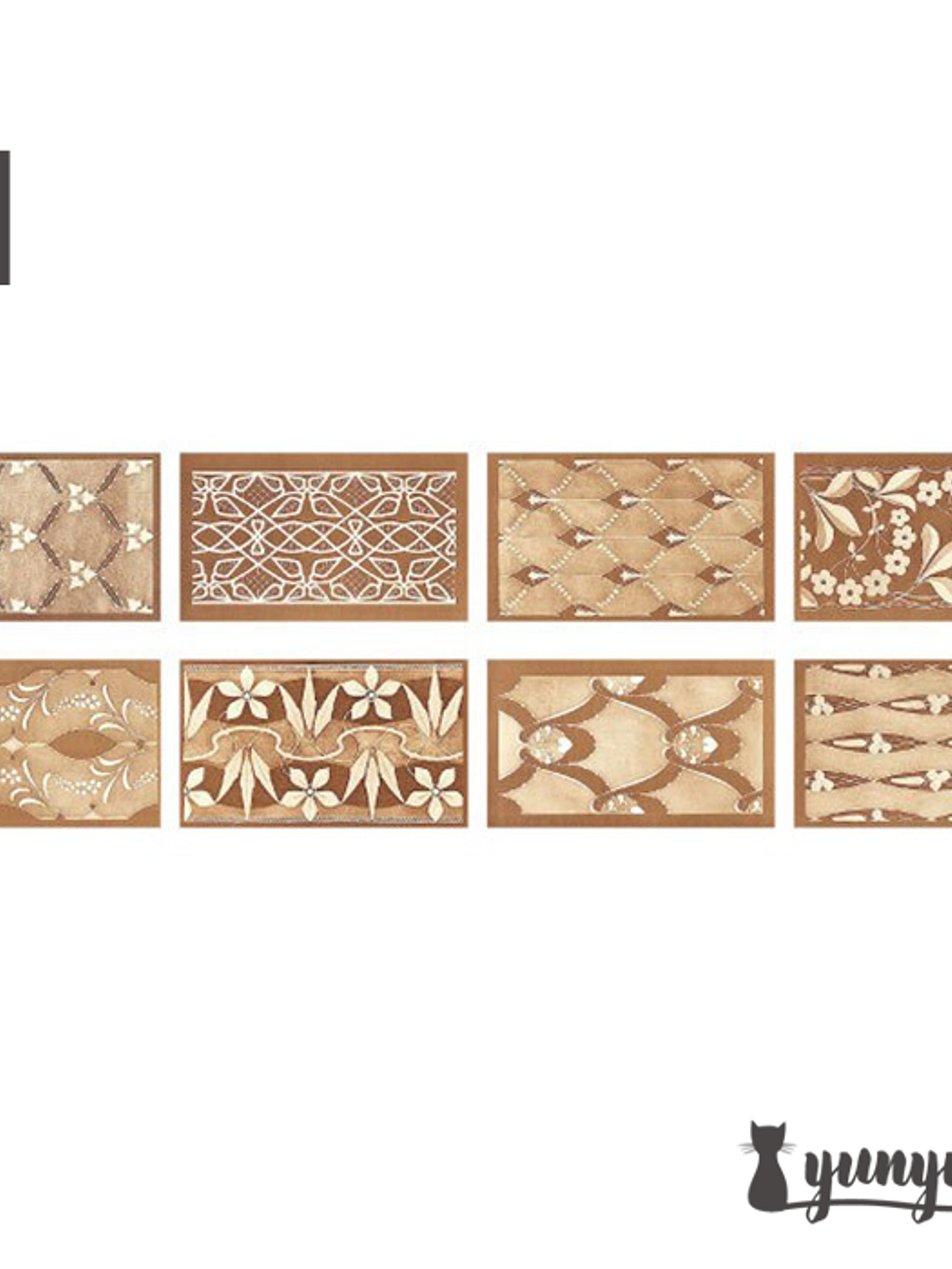 Set Blondas Papel Café - 40 pzas 18